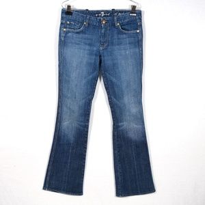 7 For All Mankind Women's A-Pocket Bootcut Jeans Size 30 Waist